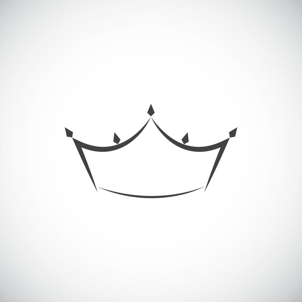 icono de corona de princesa. ilustración vectorial. vector