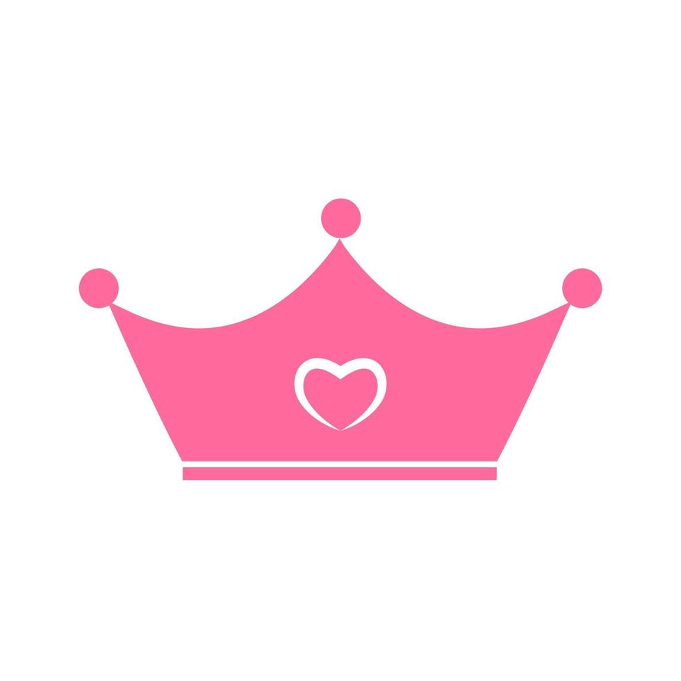 icono de corona de princesa. ilustración vectorial. vector