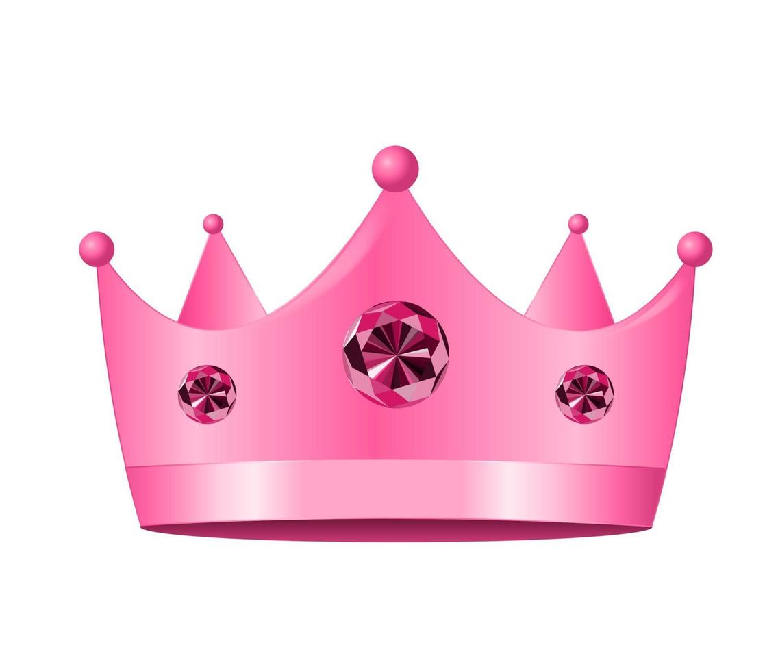 icono de corona de princesa. ilustración vectorial. vector