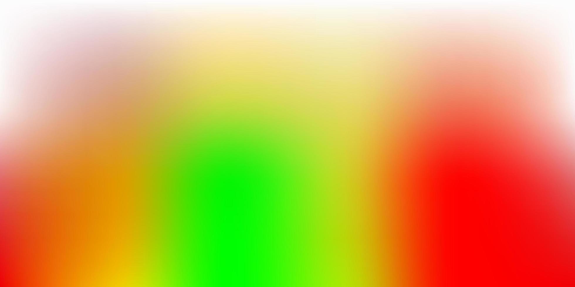 Light Green, Red vector blur pattern.