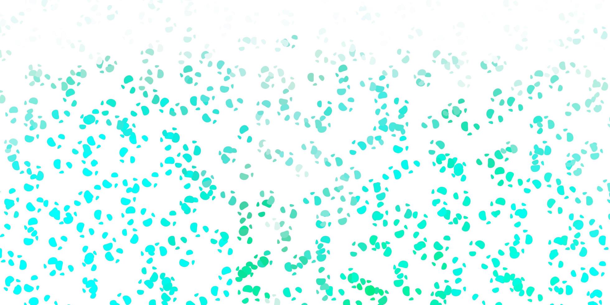 Light green vector background with random forms.