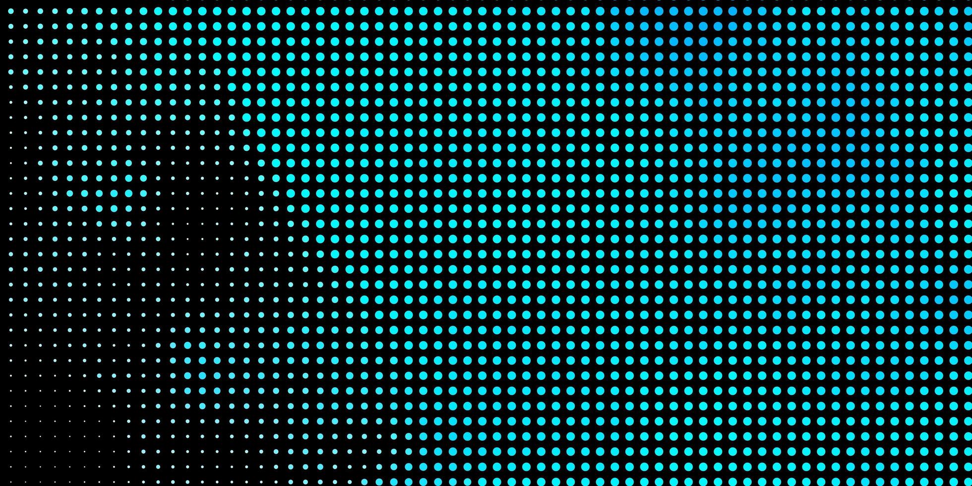 Fondo de vector azul claro con círculos. Ilustración abstracta de brillo con gotas de colores. patrón para fondos de pantalla, cortinas.