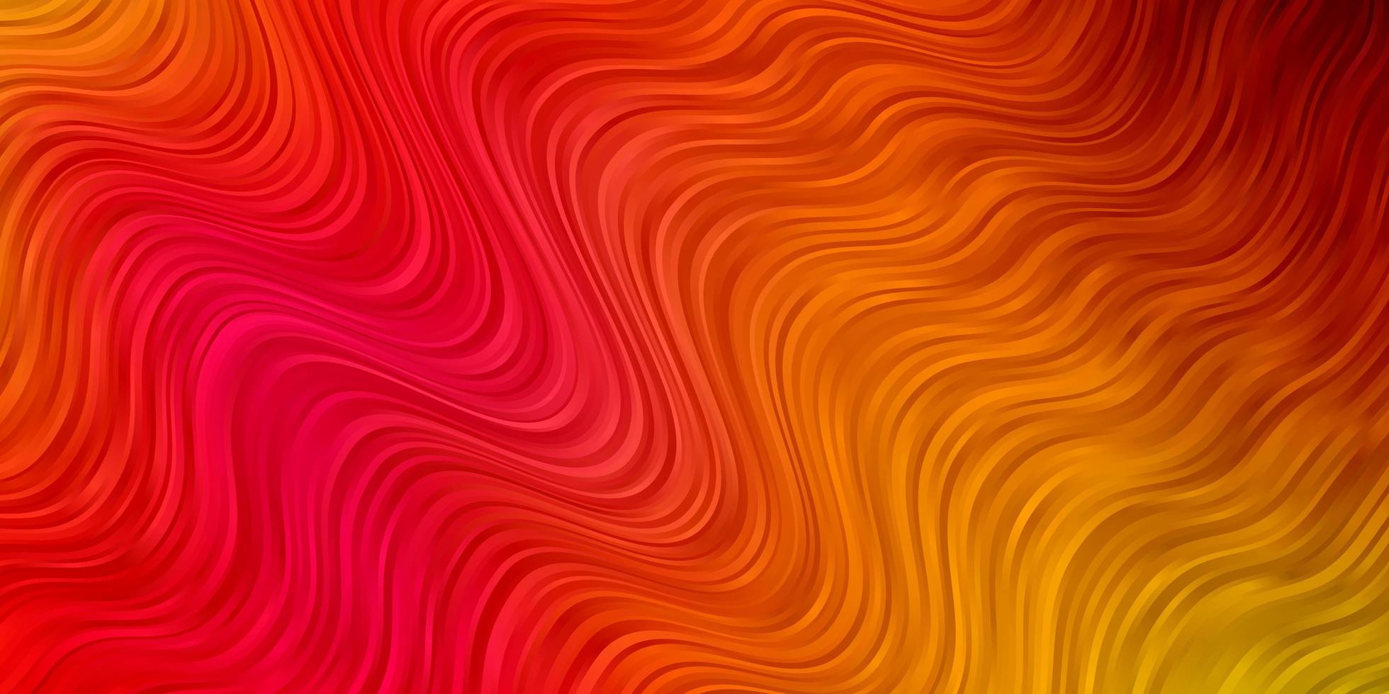 Dark Multicolor vector pattern with curves. Colorful abstract illustration with gradient curves. Pattern for ads, commercials.