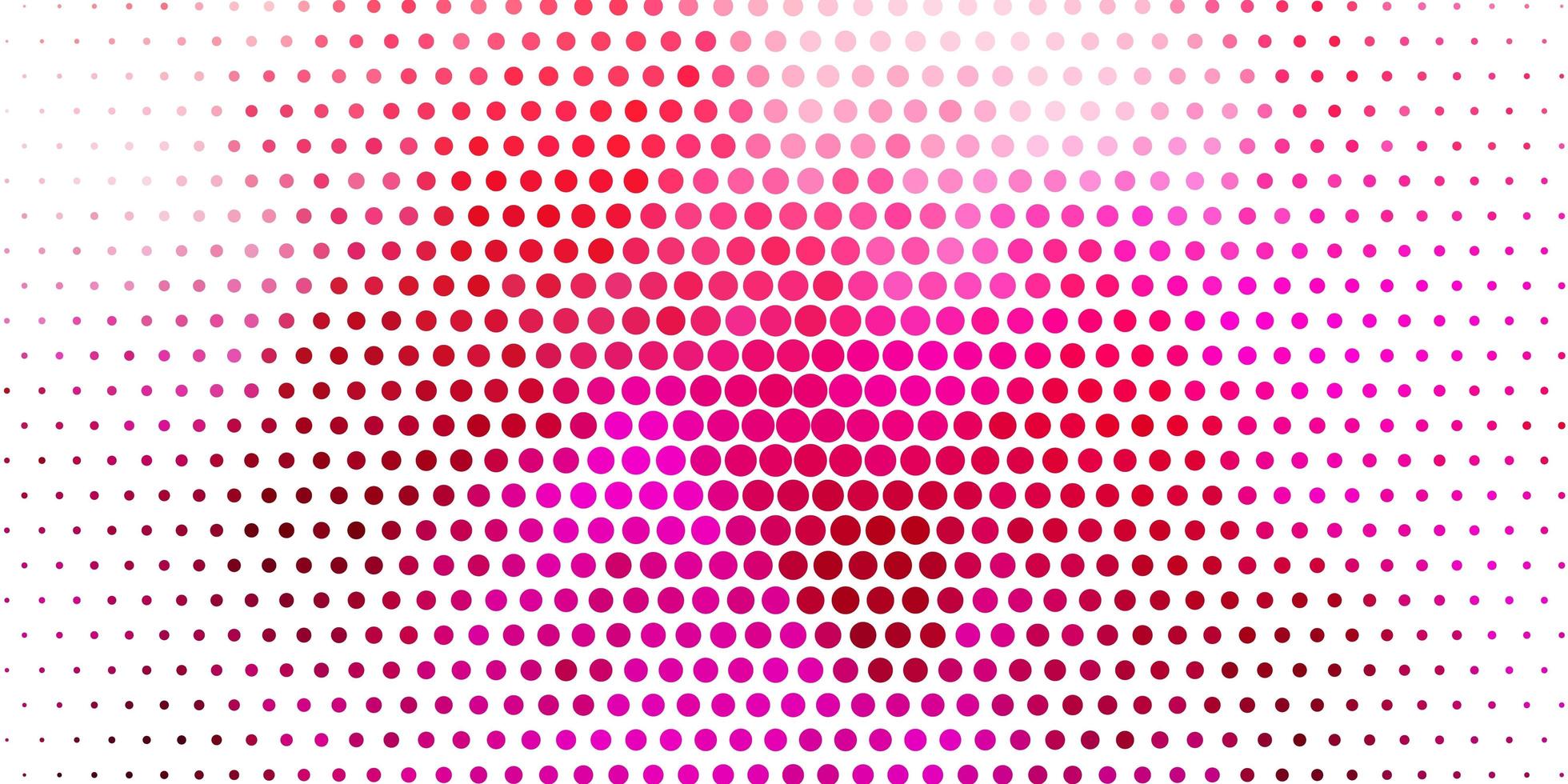 Light Pink vector texture with circles. Illustration with set of shining colorful abstract spheres. Pattern for business ads.