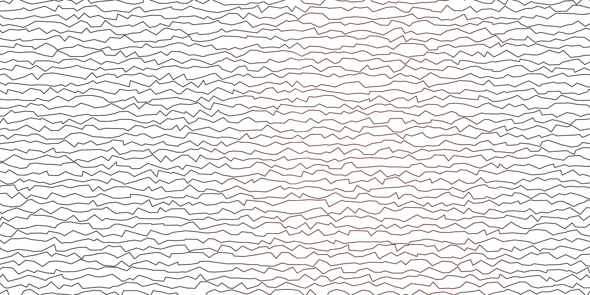 plantilla de vector naranja oscuro con líneas curvas. Ilustración de estilo abstracto con degradado curvo. patrón para anuncios, comerciales.