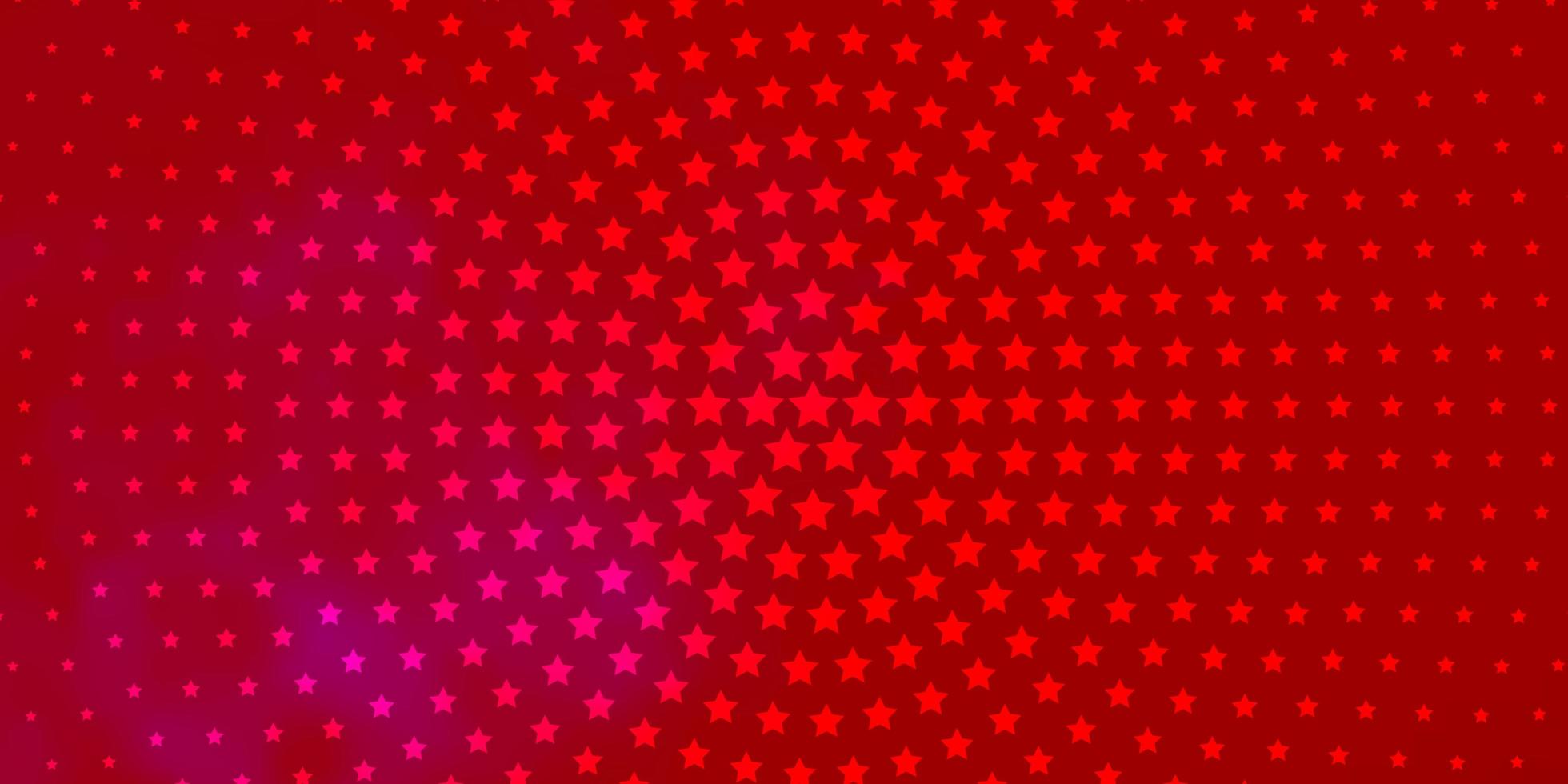 Light Pink, Red vector pattern with abstract stars. Blur decorative design in simple style with stars. Design for your business promotion.