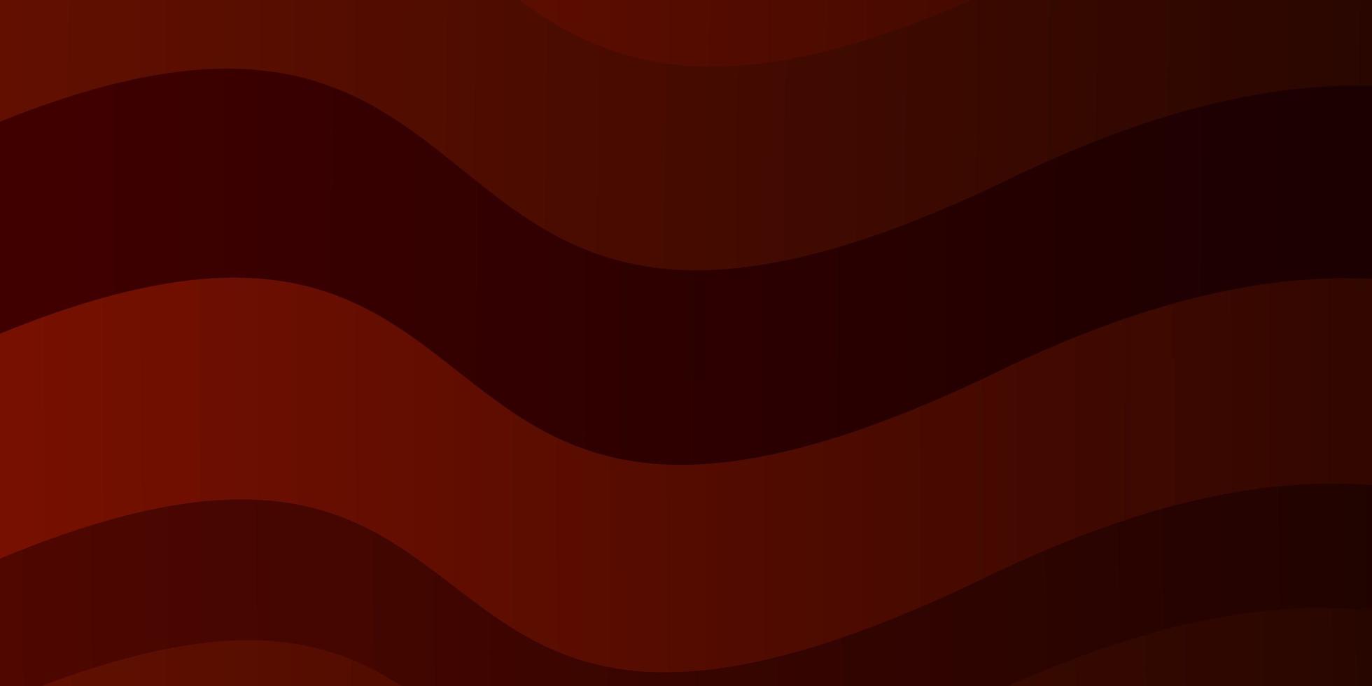 Dark Orange vector background with bows. Abstract illustration with gradient bows. Pattern for booklets, leaflets.