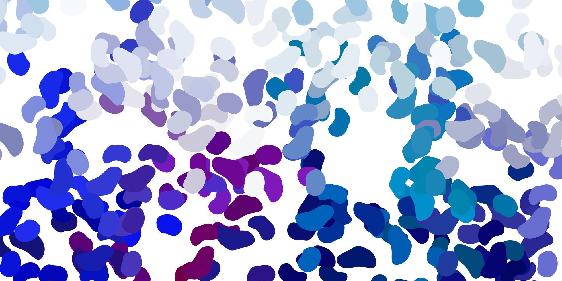 Light blue, red vector texture with memphis shapes.