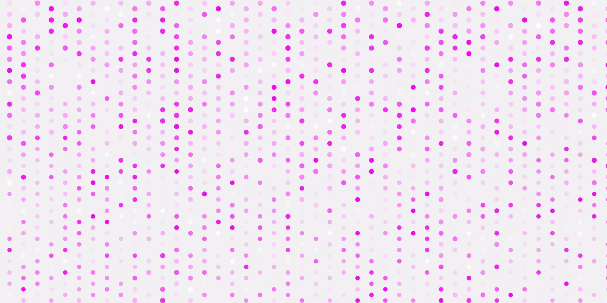 Light pink vector pattern with spheres.