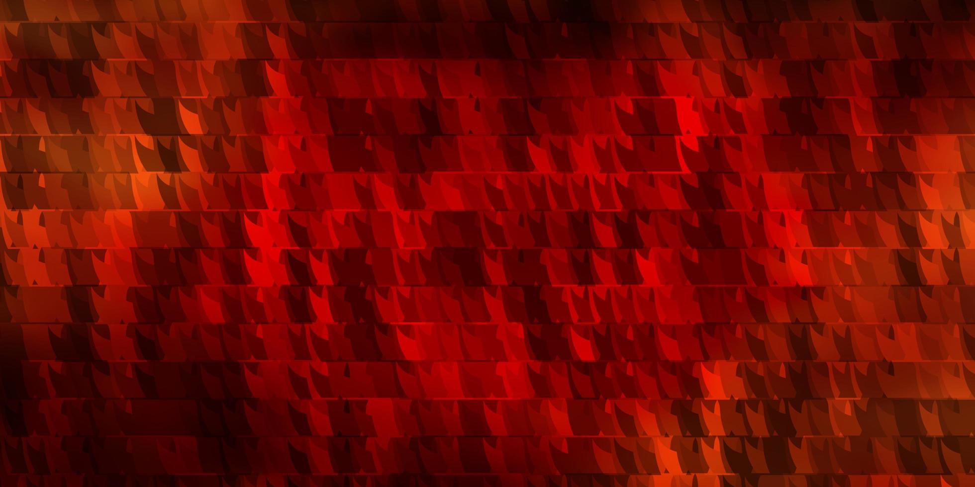 Dark Red, Yellow vector backdrop with lines, triangles.