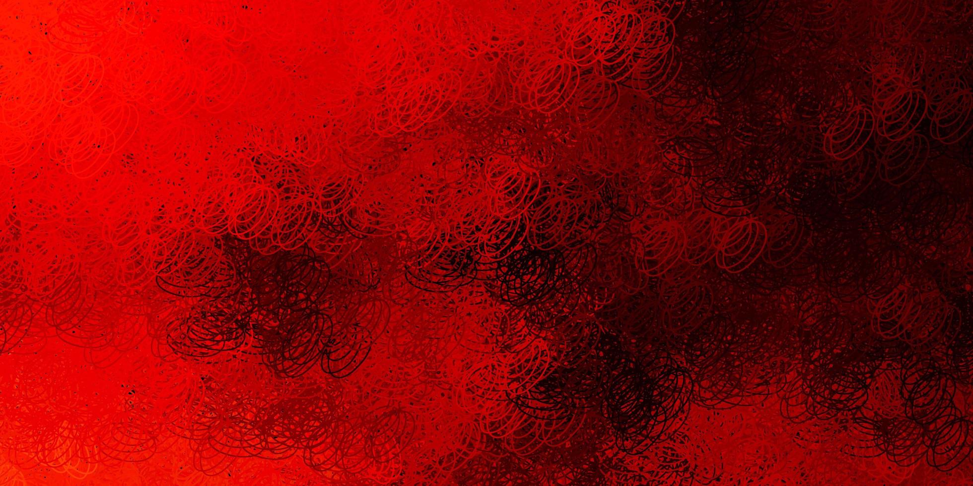Dark orange vector backdrop with dots.