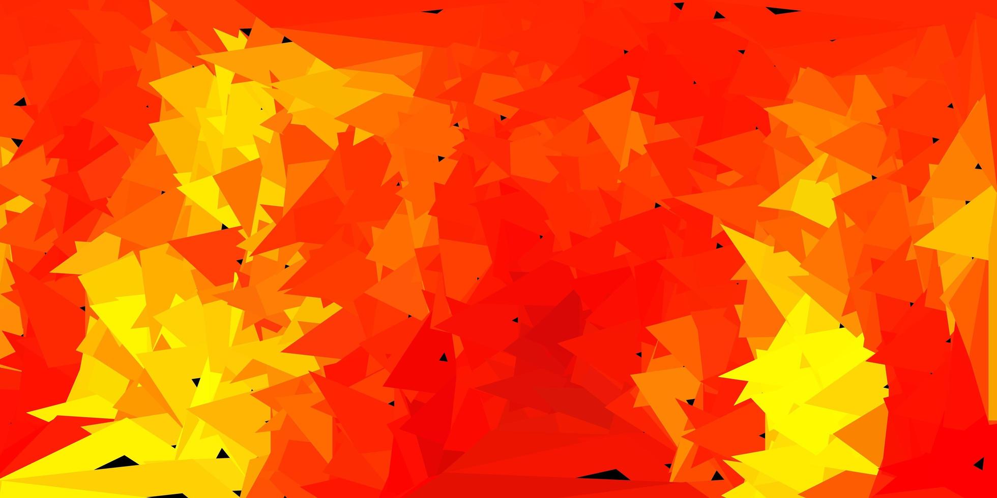 Light orange vector gradient polygon design.