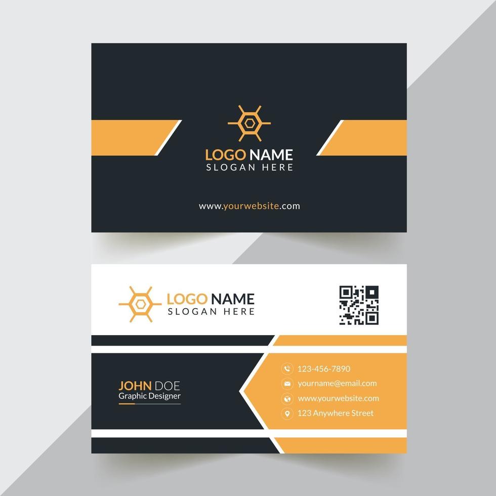 Business Card Design Template vector