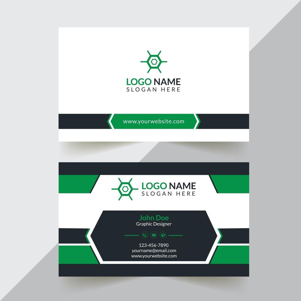 Business Card Design Template vector