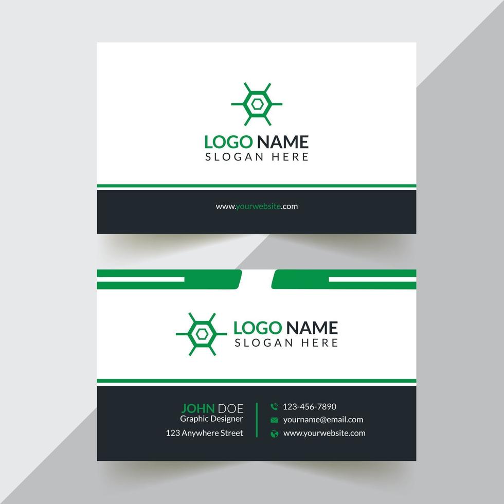 Business Card Design Template vector