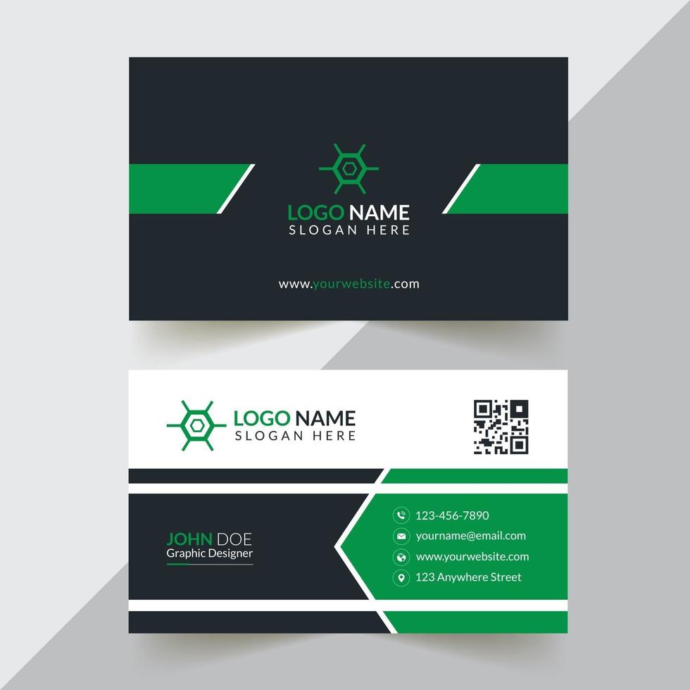 Creative And Corporate Business Card Design Template vector