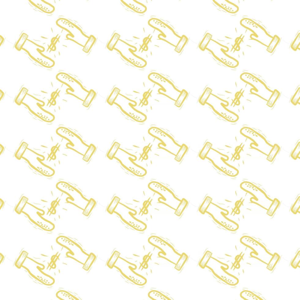 Cash in Gold Rich hype beast patterns vector