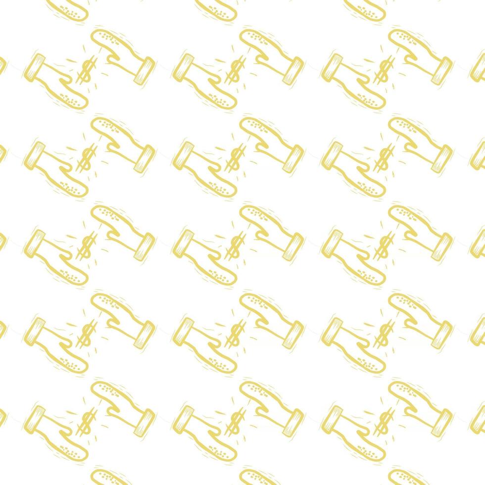 Cash in Gold Rich hype beast patterns vector