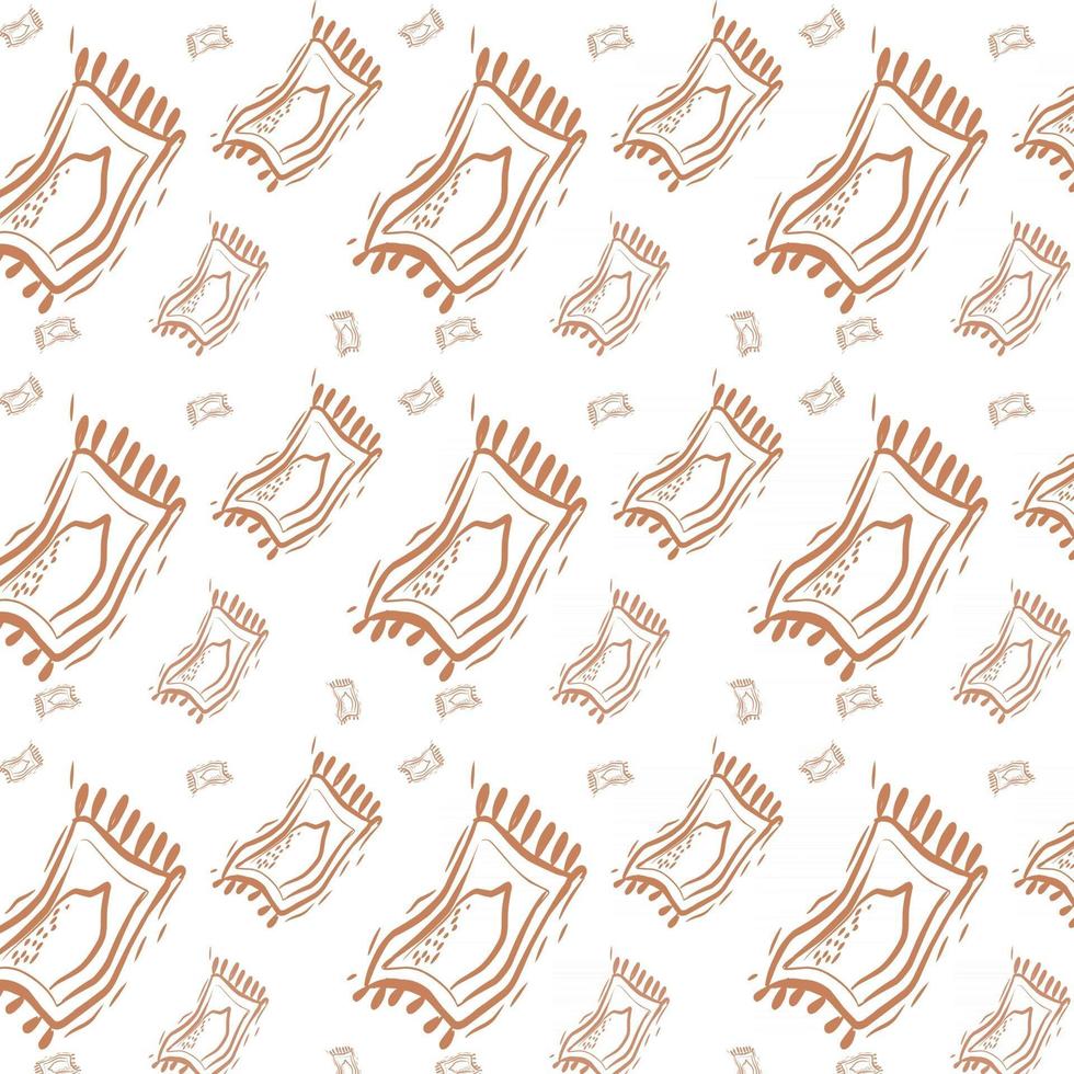 Eid al adha hand drawn islamic patterns ornament vector