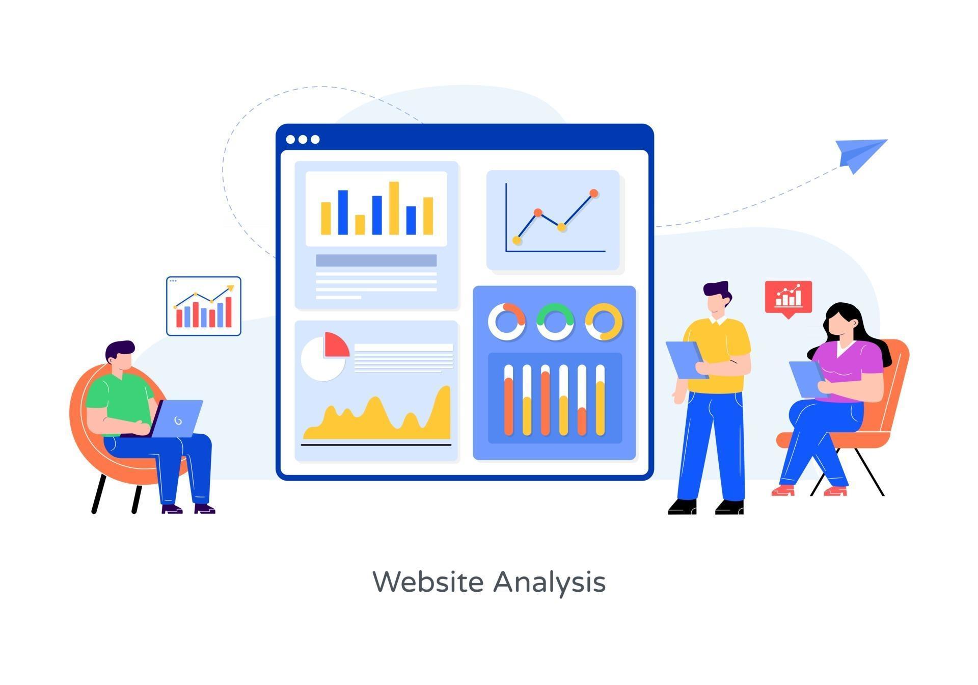 Vector Website Analysis Website Data Analysis 2799973 Vector Art at Vecteezy