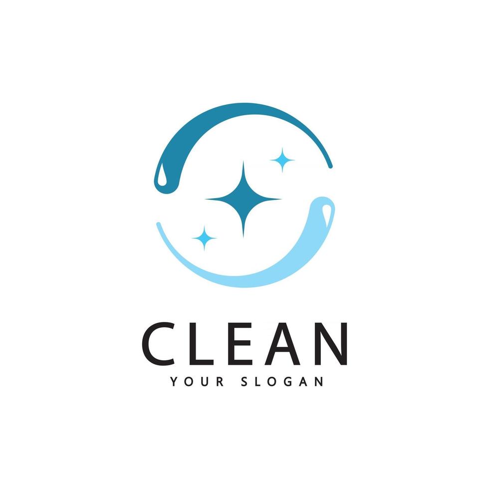 Clean and wash creative symbols,Company cleaning services graphic design vector