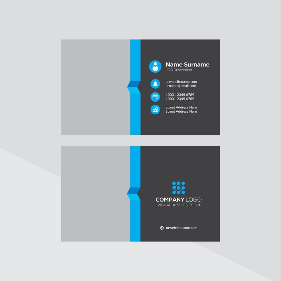 Modern Creative and Clean Business Card Template vector