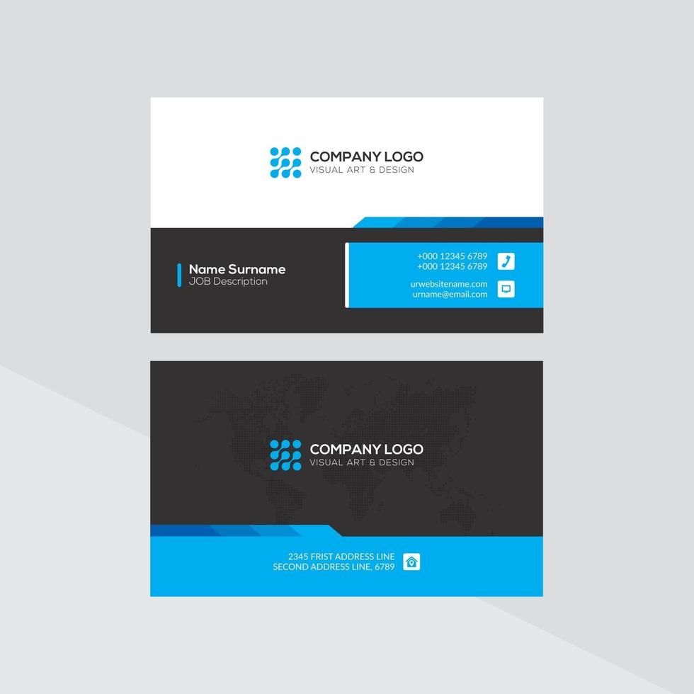 Modern Creative and Clean Business Card Template vector