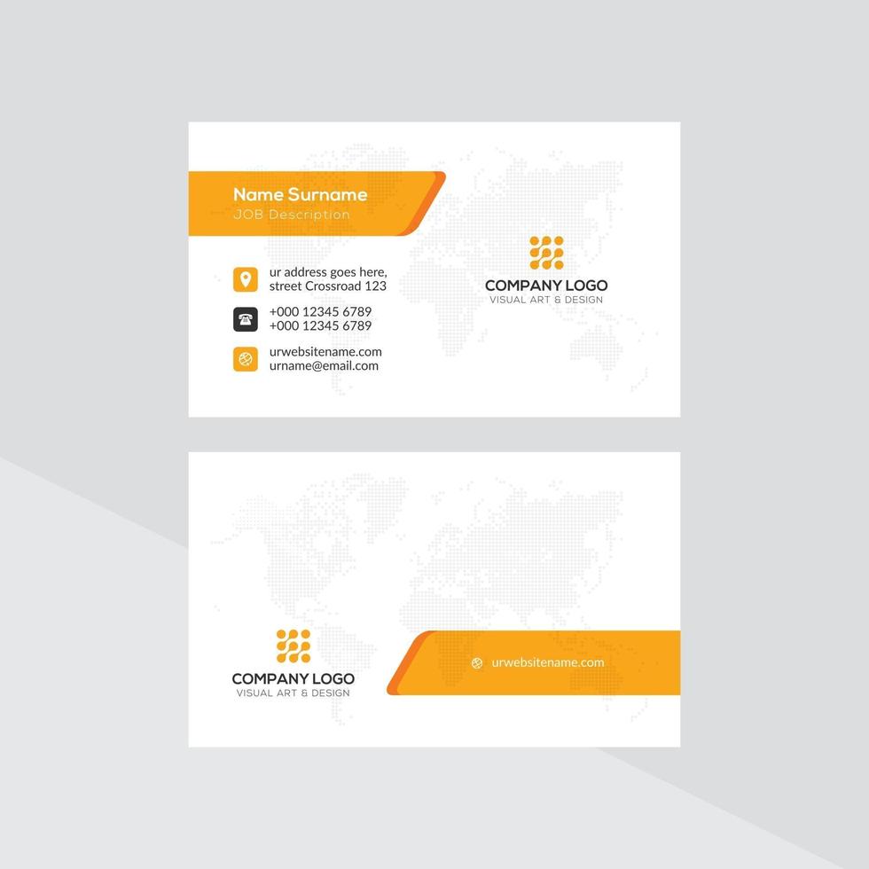 Modern Creative and Clean Business Card Template vector