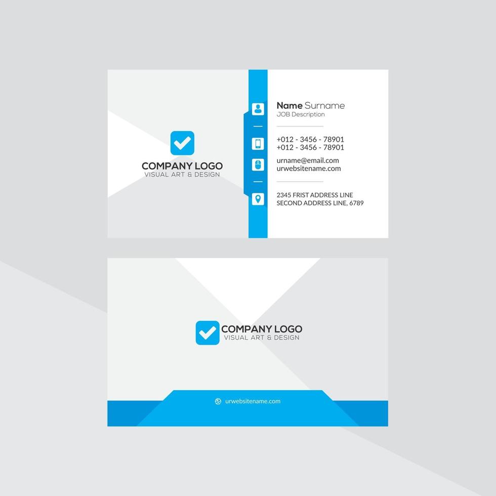 Modern Creative and Clean Business Card Template vector