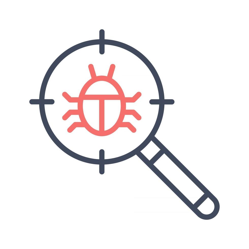 Search Bug Icon vector