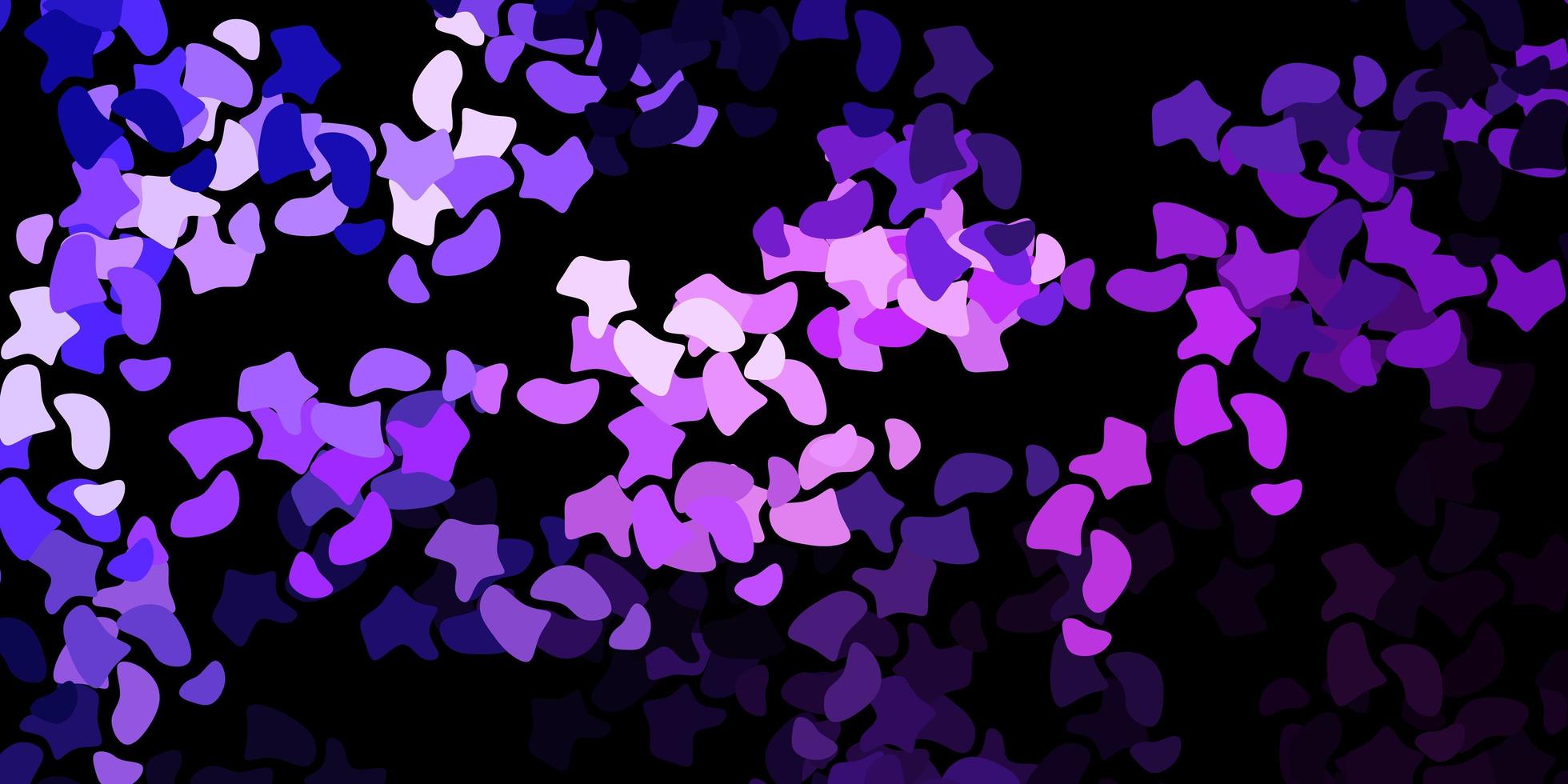 Dark purple vector template with abstract forms.