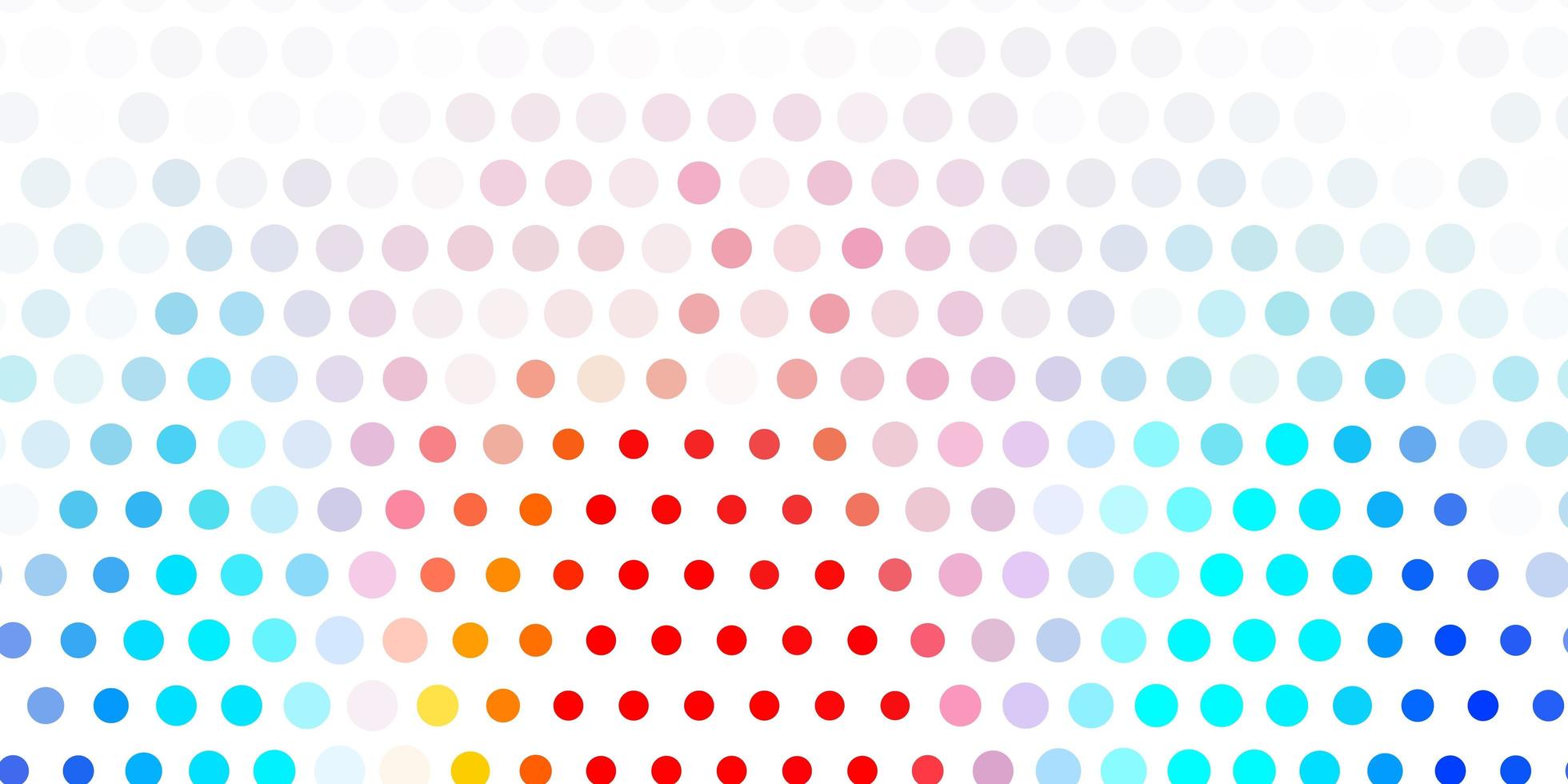 Light blue, red vector pattern with spheres.