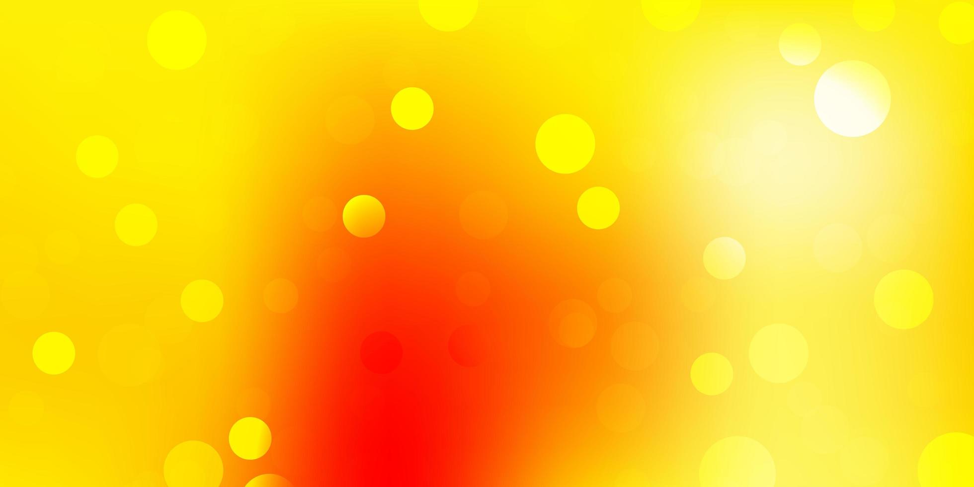 Light orange vector texture with disks.