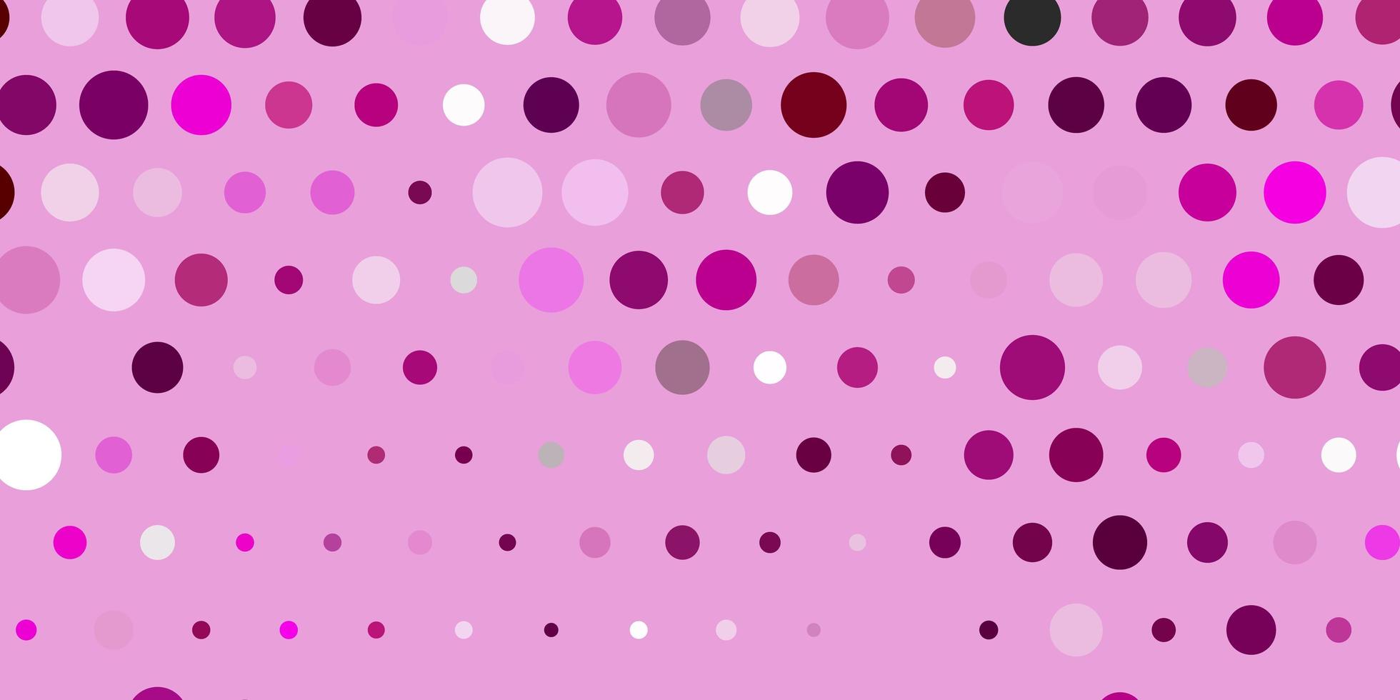 Light pink vector template with circles.