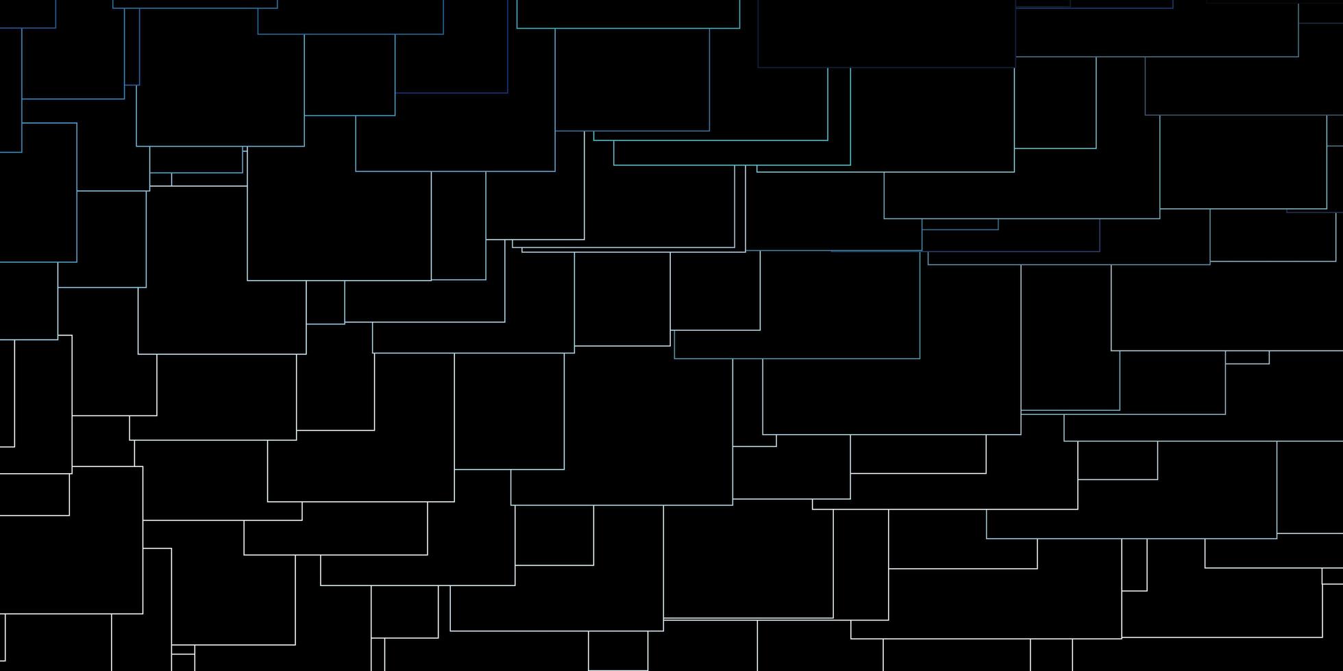 Dark BLUE vector background with rectangles. Abstract gradient illustration with rectangles. Best design for your ad, poster, banner.