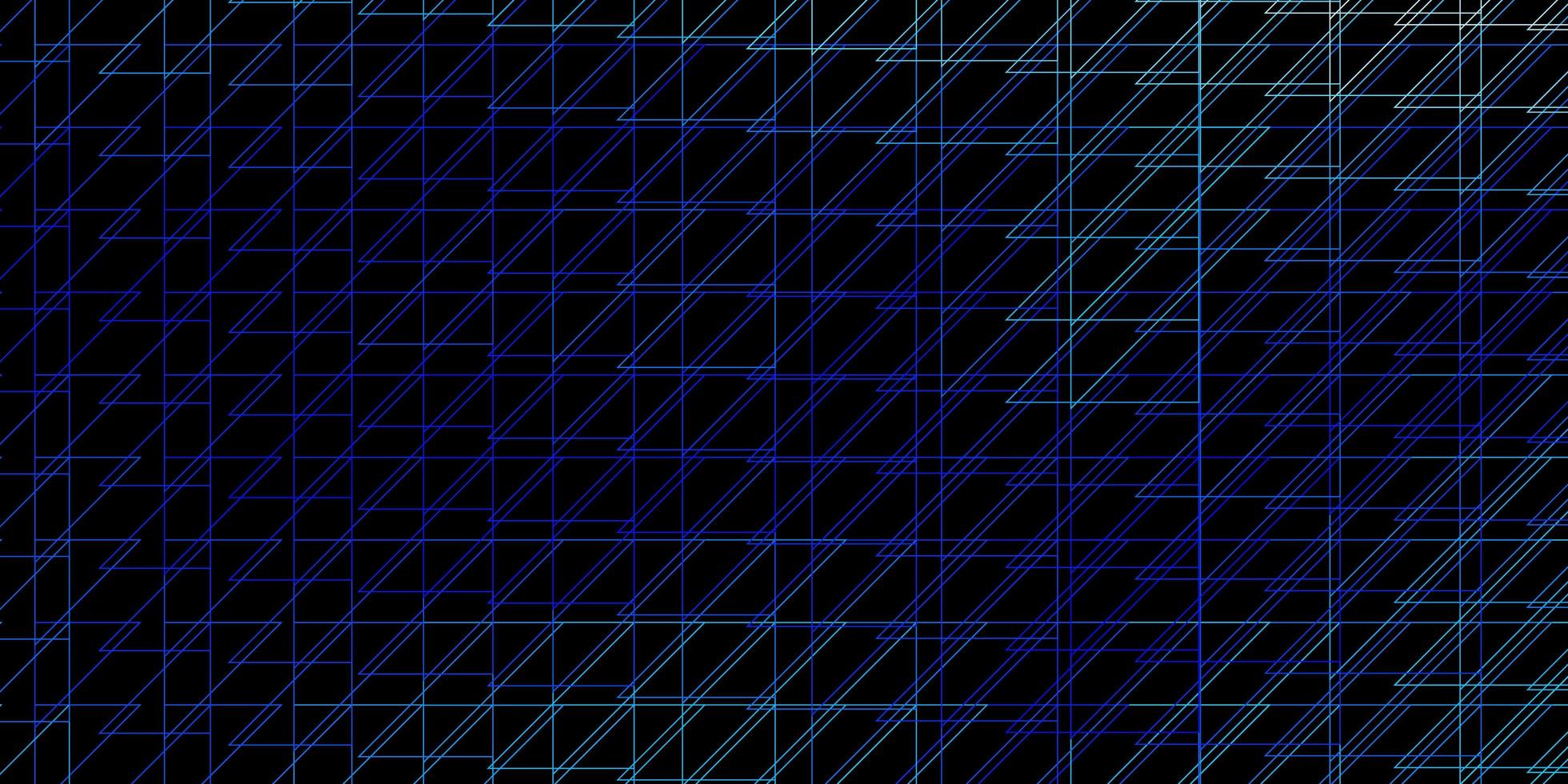 Dark BLUE vector pattern with lines. Colorful gradient illustration with abstract flat lines. Best design for your posters, banners.