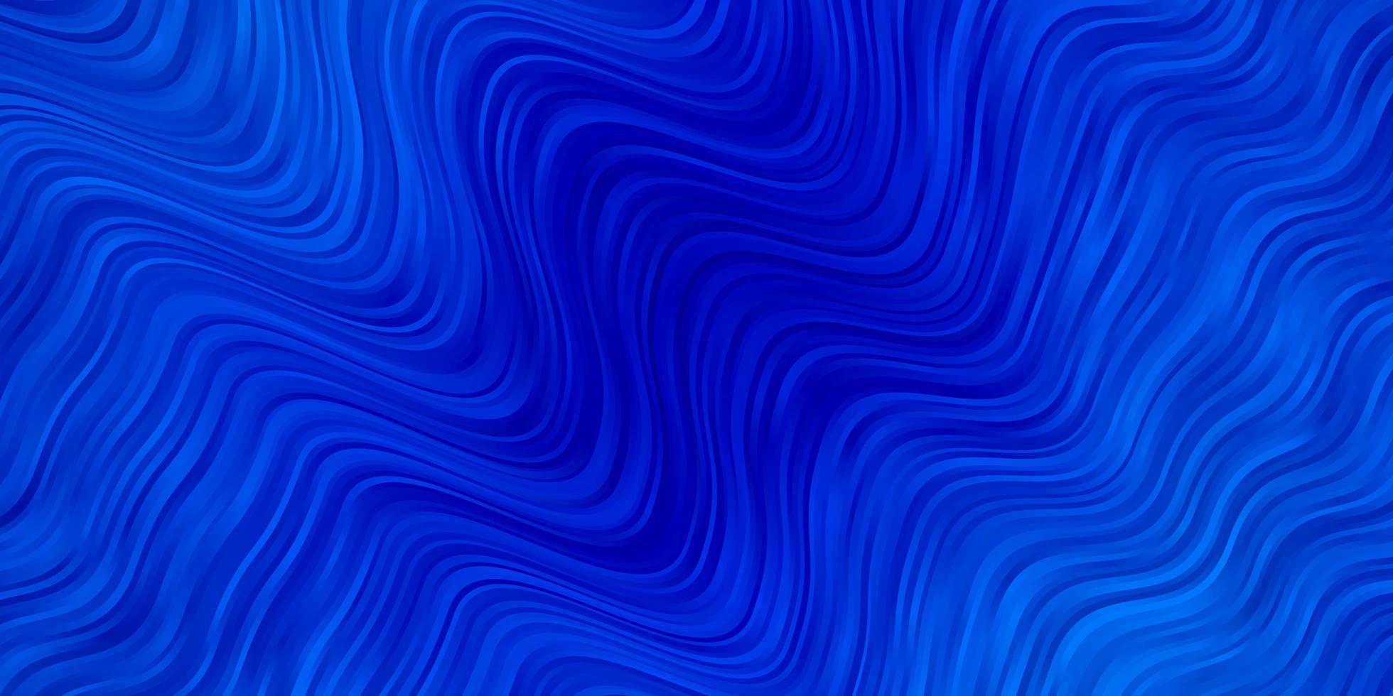 Light BLUE vector background with bows. Abstract illustration with bandy gradient lines. Pattern for booklets, leaflets.