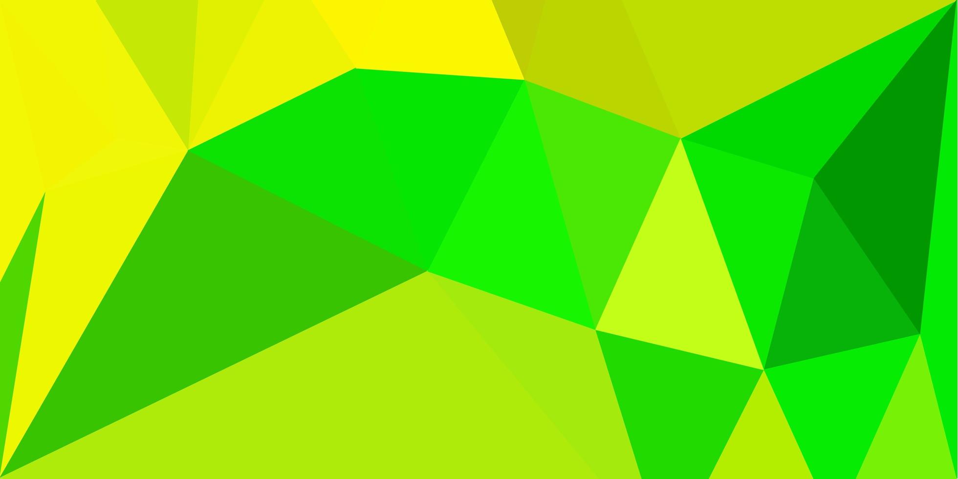 Light green, yellow vector polygonal background. 2801233 Vector Art at