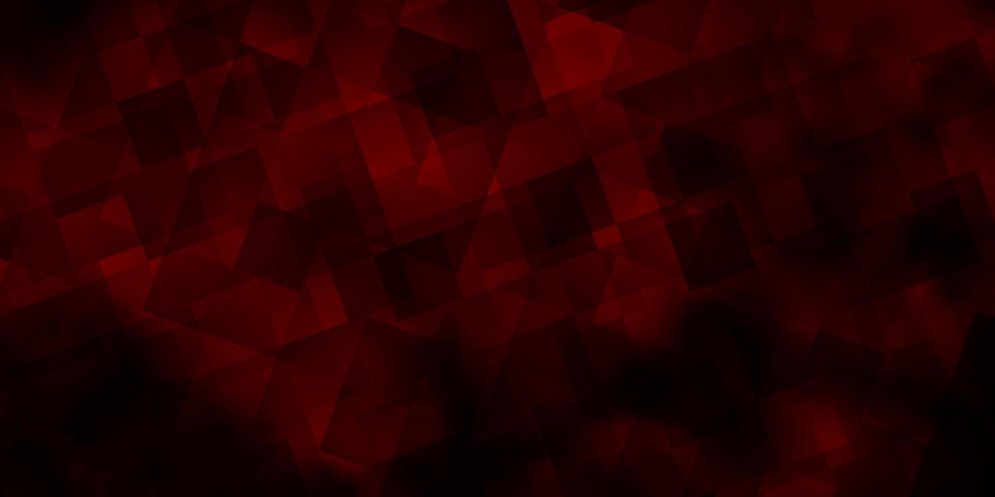 Dark Orange vector background with polygonal style.