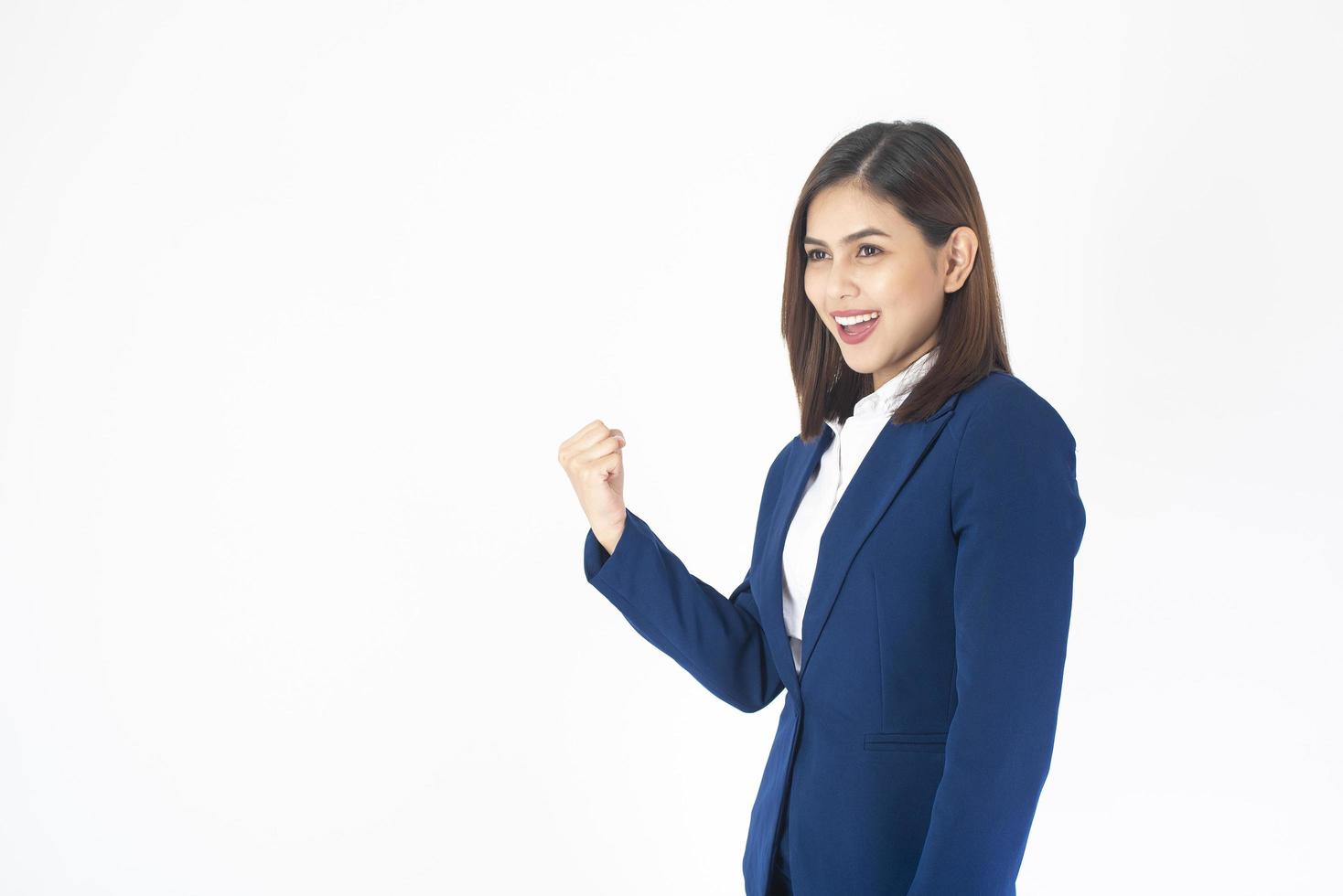 retrato de mujer de negocios es exitoso foto