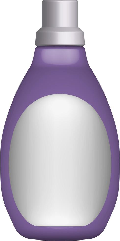 laundry perfume bottle 3d mockup vector