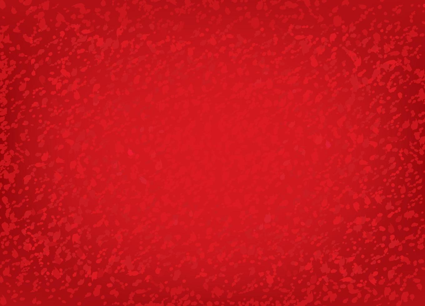 punto abstracto rojo punteado cepillado patrón festivo. fondo de textura de salpicadura de punto de ondulación vector