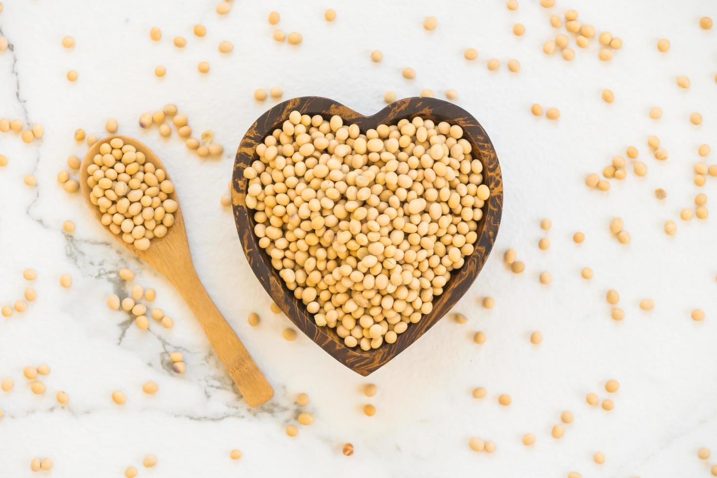 Yellow soy beans photo