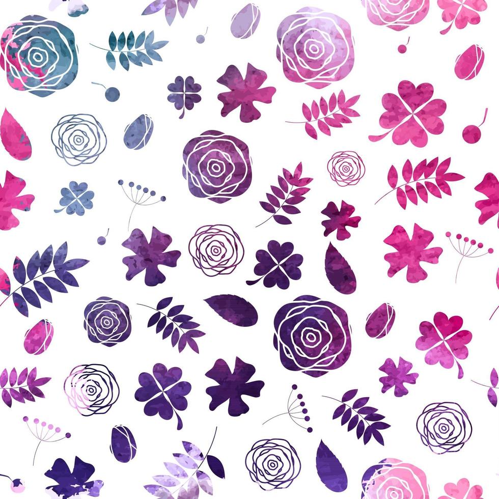 Colored Abstract Background Seamless Pattern. Vector Illustration