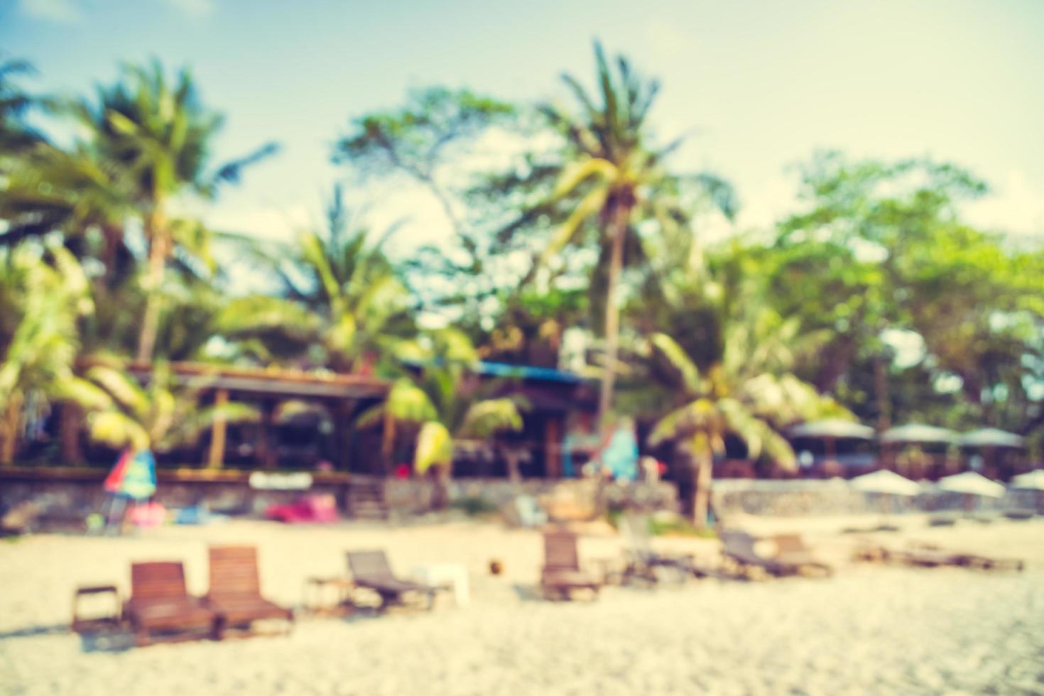 Abstract blur defocused beautiful beach and sea photo