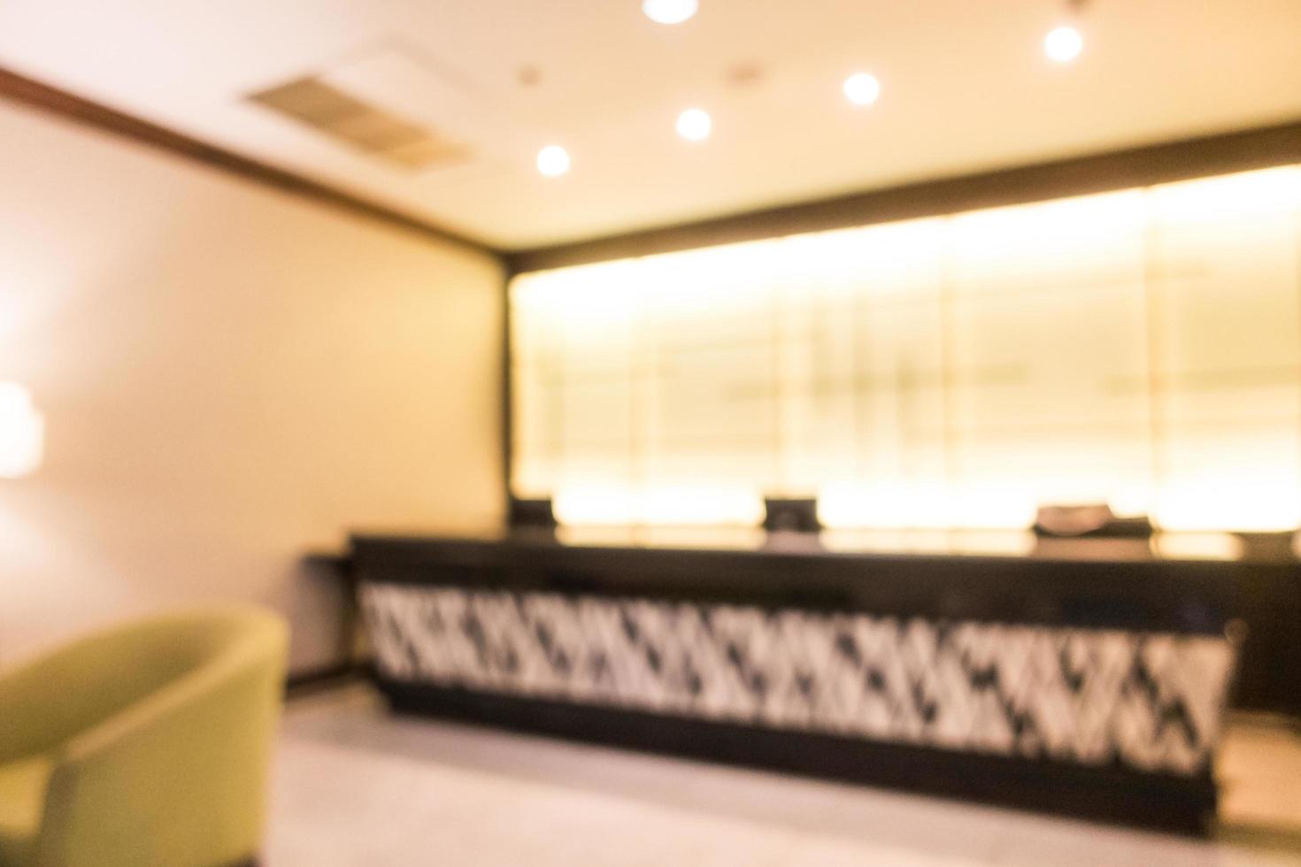 Abstract blur lobby and hotel interior photo