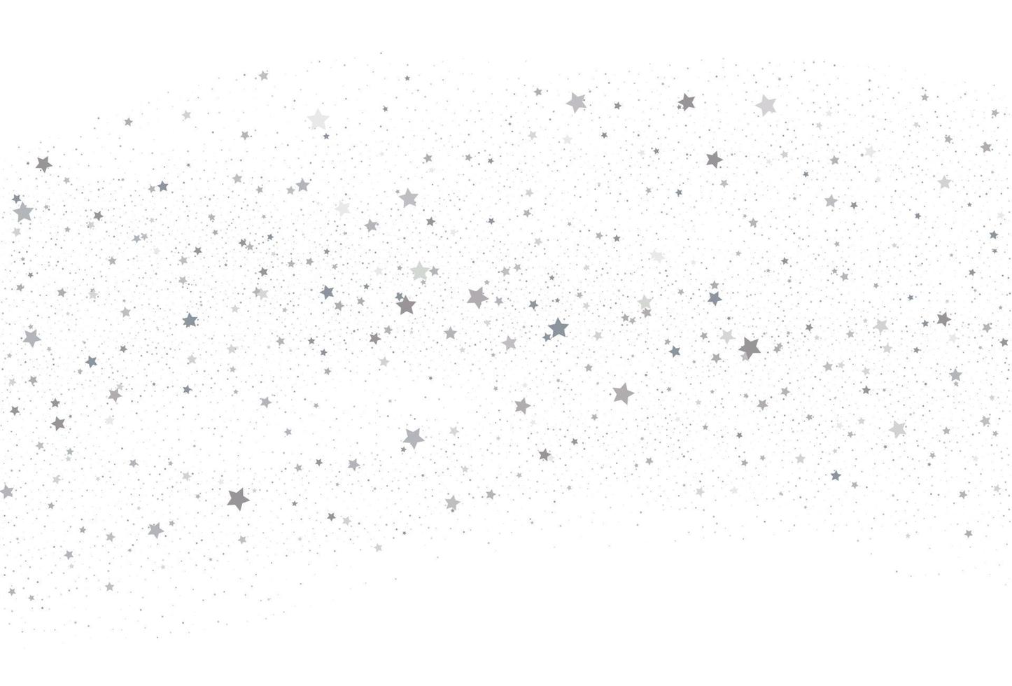 Light silver glitter confetti background vector