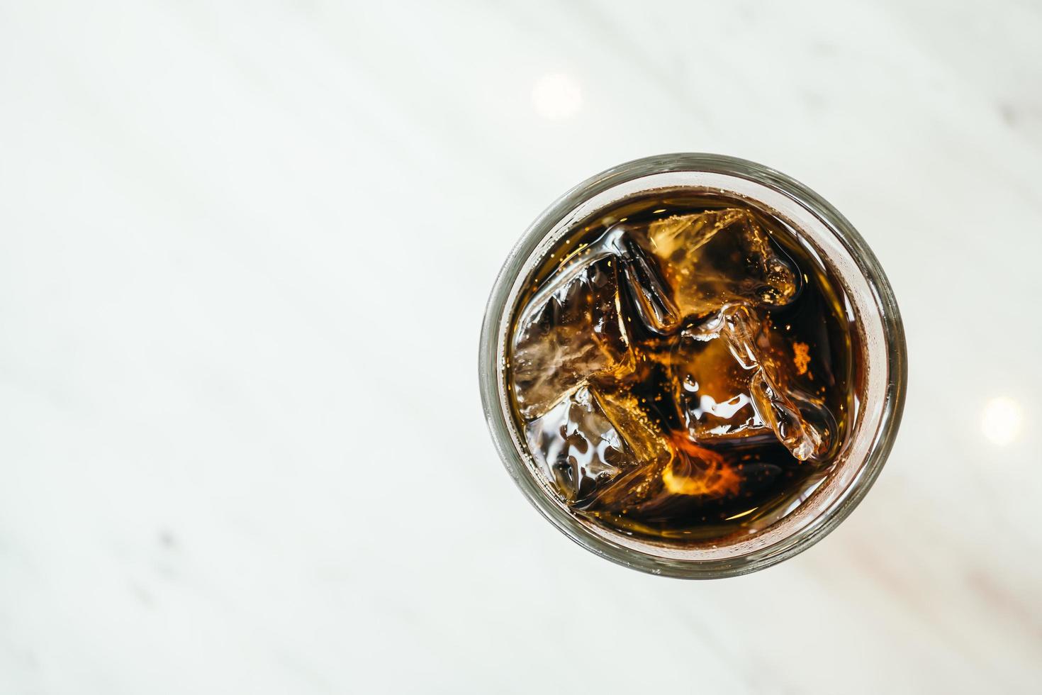 Iced cola glass photo