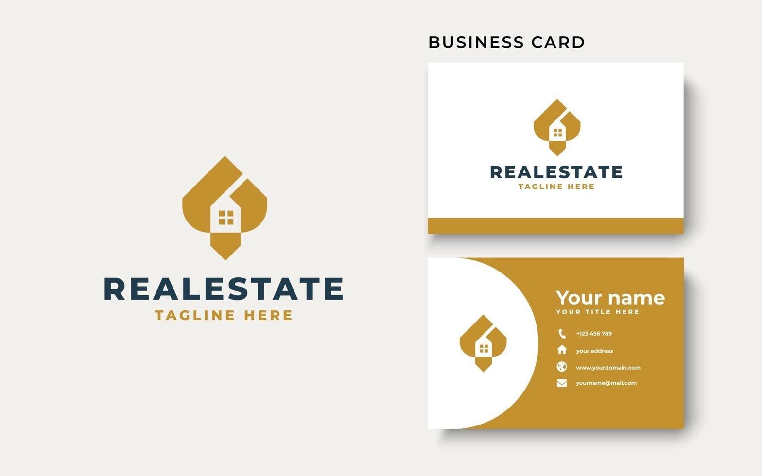 Roof house real estate logo template. Vector illustration