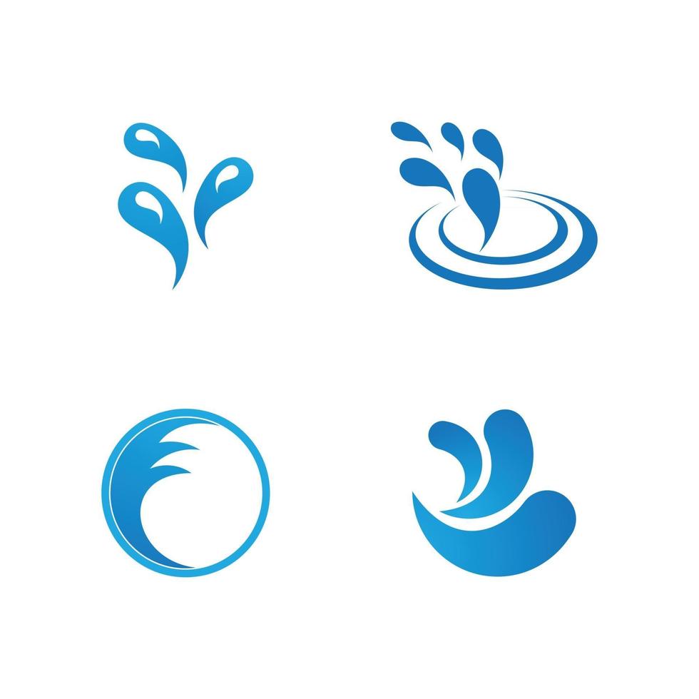 water drop Logo vector